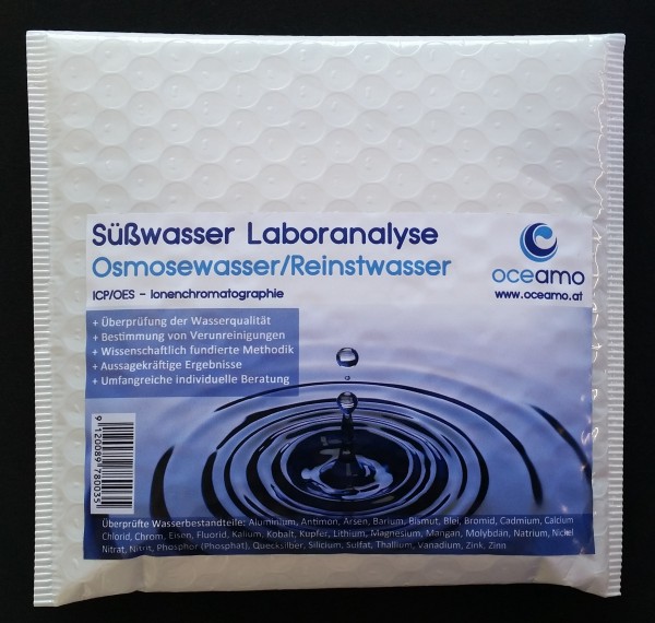 Reinstwasser Laboranalyse